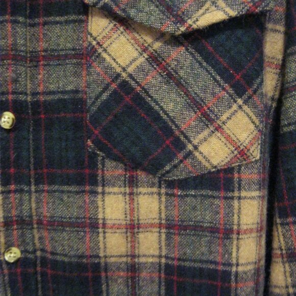 Christopher Hart Wool Button Down Shirt Size Tall Large - Picture 3 of 3